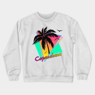 Copacabana Cool 80s Sunset Crewneck Sweatshirt